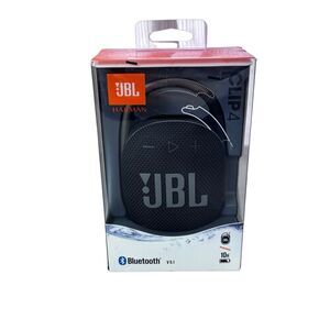 JBL CLIP4 Portable Bluetooth Speaker Black new
